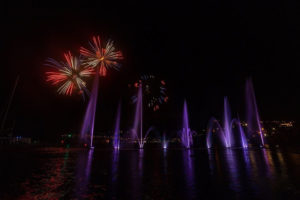 Atlantid - Mandelieu 2020 - Water Palace with fireworks