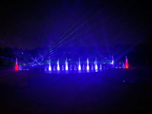 Atlantid - Chantilly 2023 - Fontaines associés de lasers