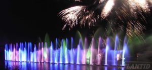 Atlantid - Dancing fountains - Multicolored 45m pool