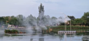 Nuage de brume artificielle flottant pour une ambiance poétique